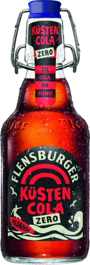 Flensburger Küstencola Zero 0,33 l plopp-korgiga pudel