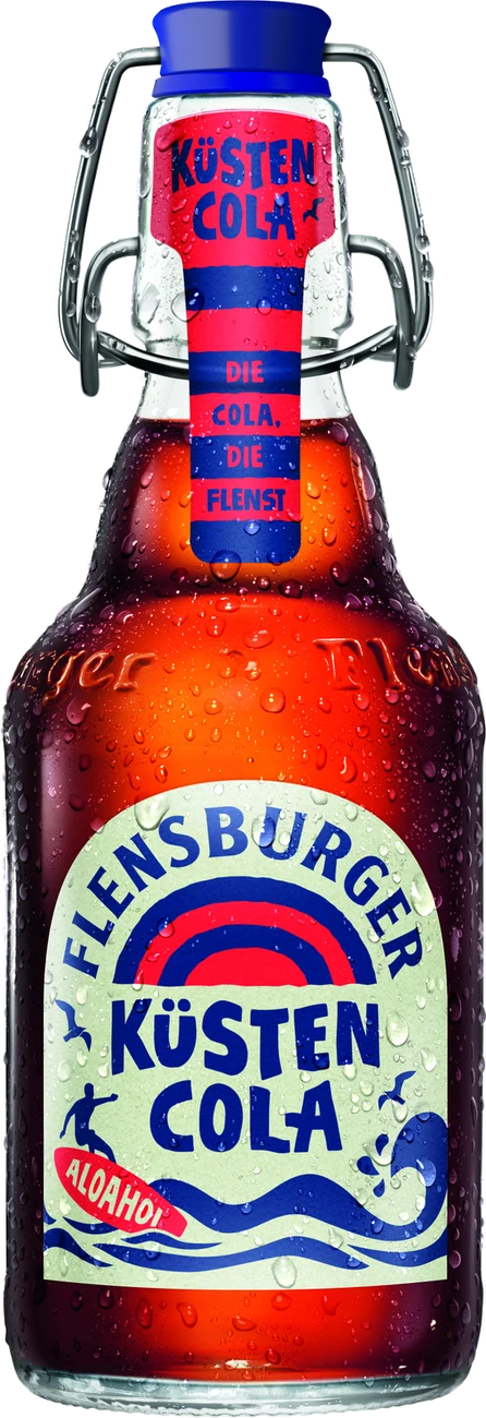 Flensburger Küstencola 0,33 l plopp-korgiga pudel