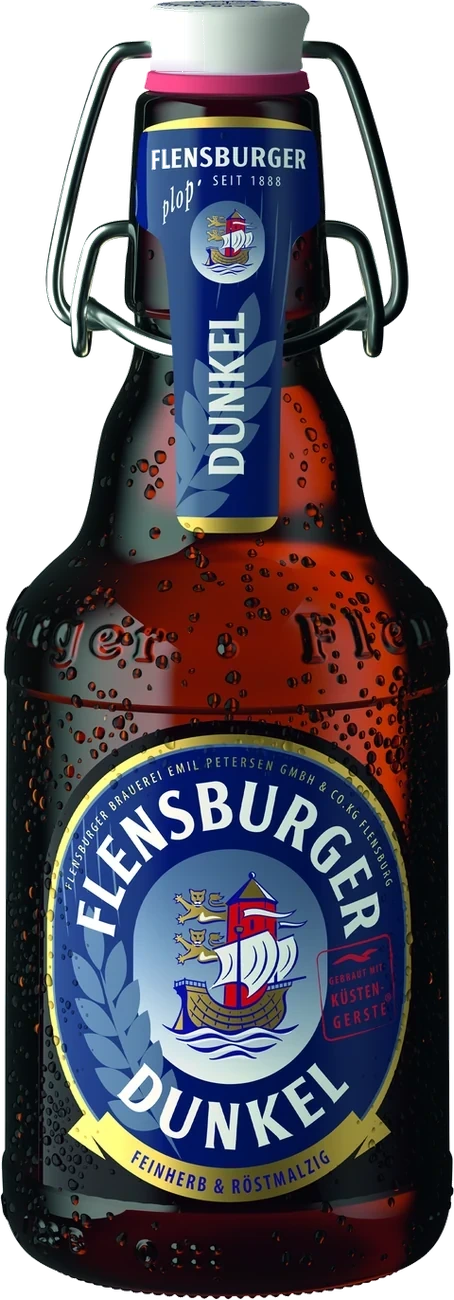 Flensburger Dunkel 0,33 l plopp-korgiga pudel