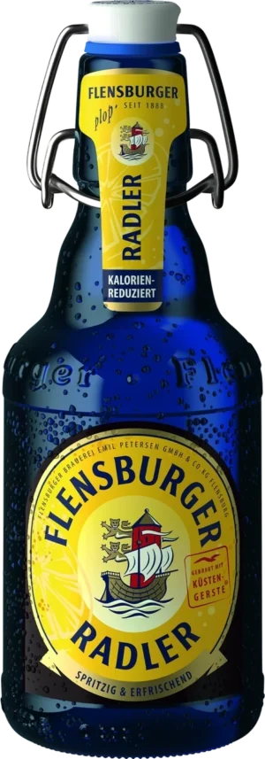 Flensburger Radler 0,33 l plopp-korgiga pudel