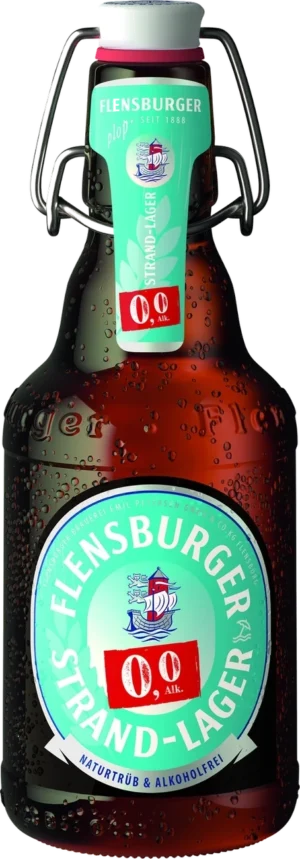 Flensburger Strand-Lager 0,0 alkoholivaba 0,33 l plopp-korgiga pudel